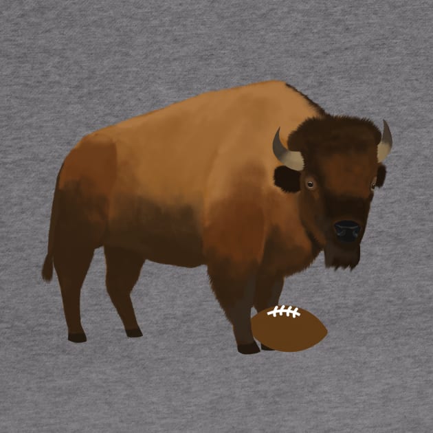 Football Bison by College Mascot Designs